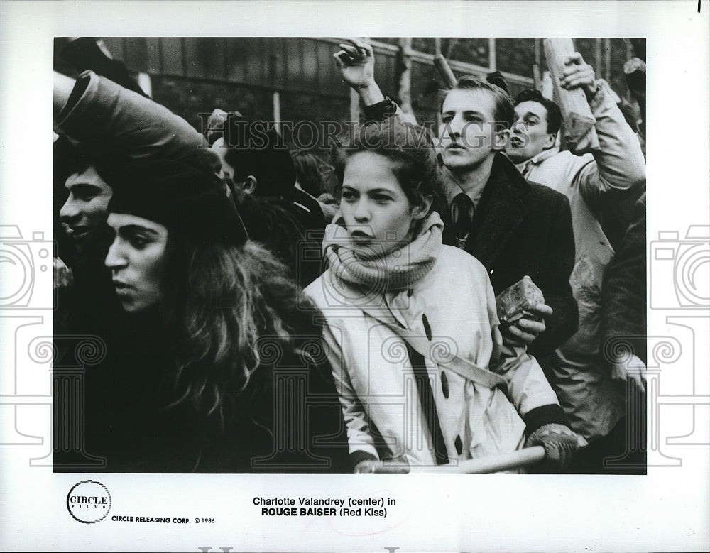 1986 Press Photo Charlotte Valandrey in &quot;Rouge Baiser&quot;- Historic Images