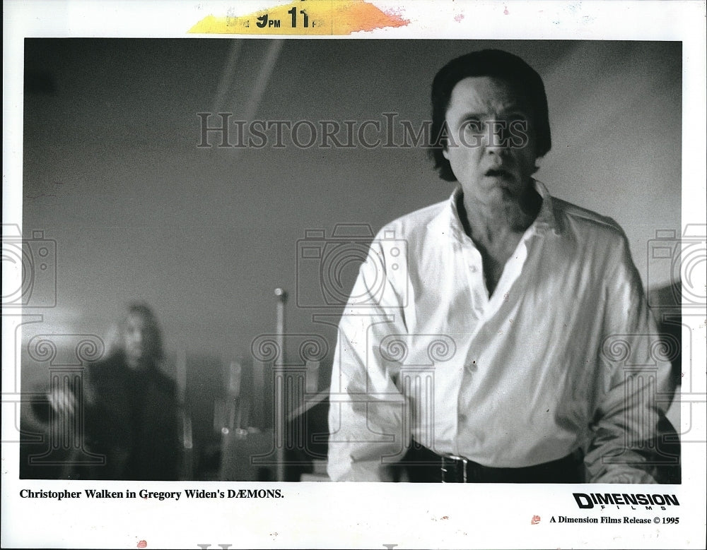 1995 Press Photo Christopher Walken in Gregory Widen&#39;s &quot;Daemons&quot;- Historic Images