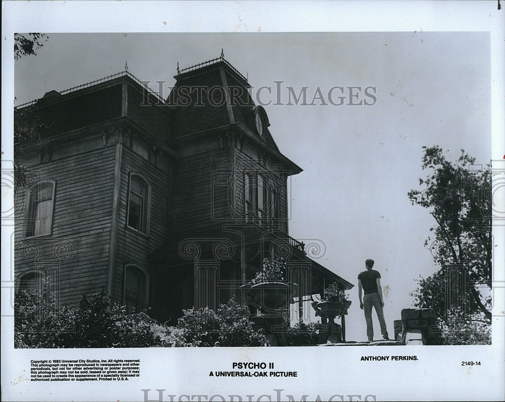 1983 Press Photo Anthony Perkins stars in &quot;Psycho II&quot;- Historic Images