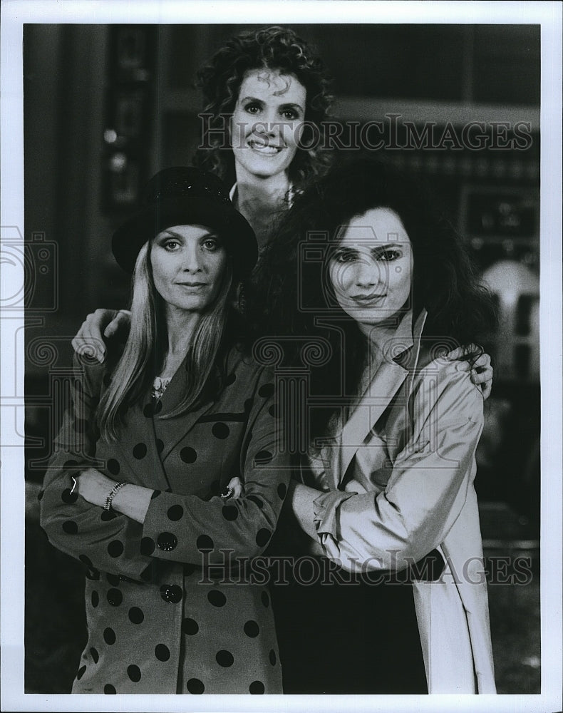 1995 Press Photo  &quot;Princesses&quot; starring Julie  Hagertty,T awson, Fran Drescher- Historic Images