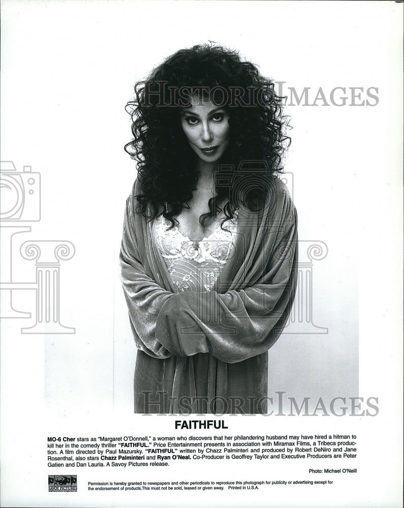 1996 Press Photo &quot;Faithful&quot; starring Cher- Historic Images