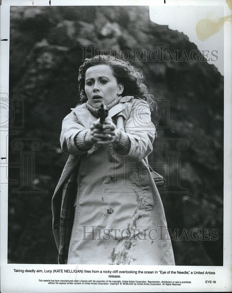 1981 Press Photo Actress Katie Nelligan in &quot;Eye of the Needle&quot;- Historic Images