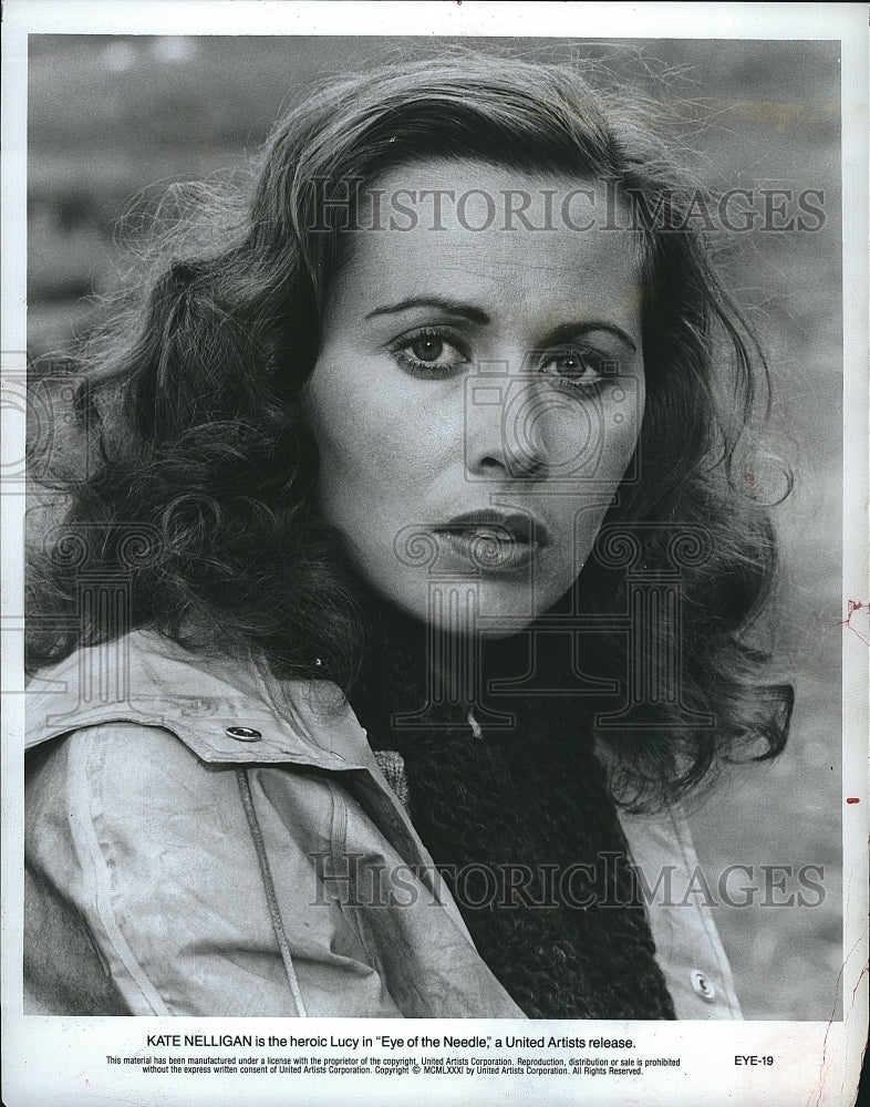 1981 Press Photo Actress Kate Nelligan in &quot;Eye of the Needle&quot;- Historic Images