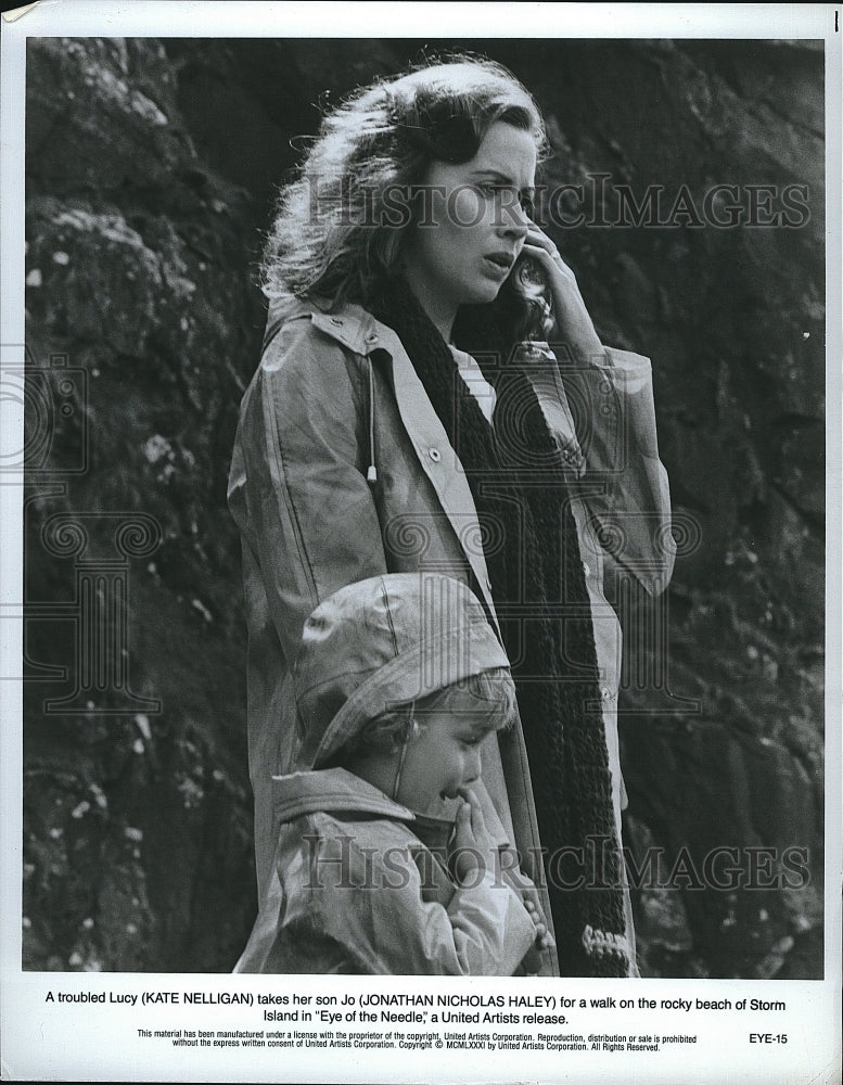 1981 Press Photo Actress Kate Nelligan in &quot;Eye of the Needle&quot;- Historic Images