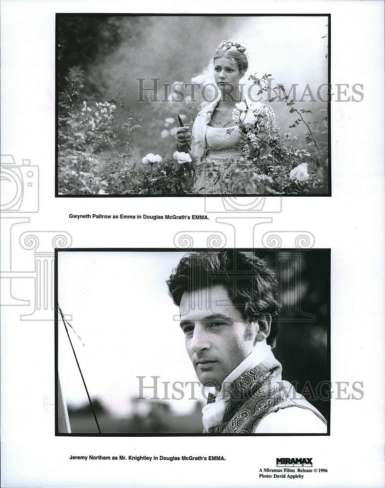 1996 Press Photo Gwyneth Paltrow, Jeremy Northam &quot;Emma&quot;- Historic Images