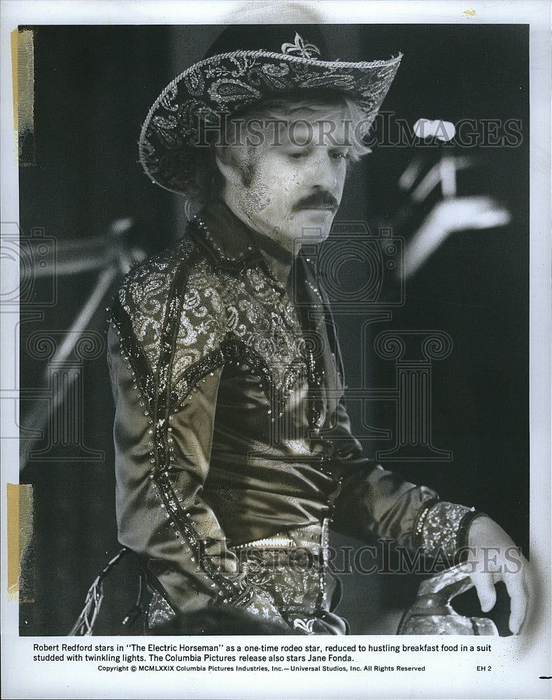 1979 Press Photo Robert Redford in &quot;The Electric Horseman&quot;- Historic Images