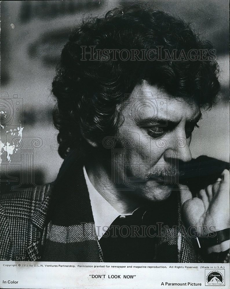 1973 Press Photo Donald Sutherland in &quot;Don&#39;t Look Now&quot;- Historic Images