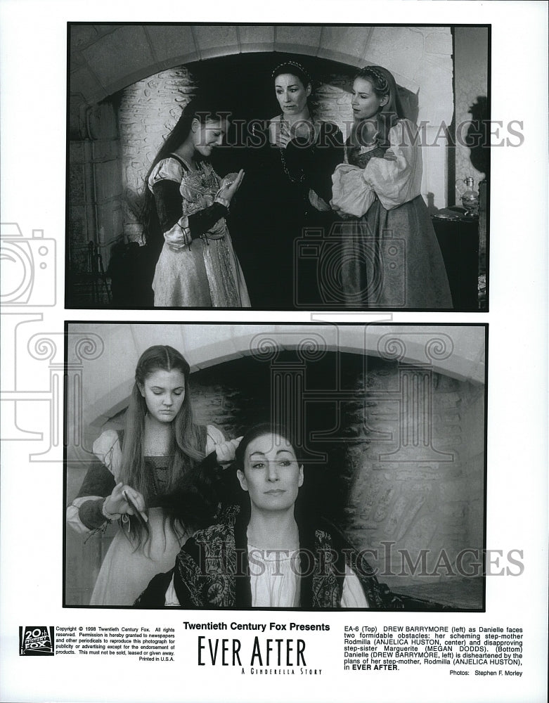 1998 Press Photo Drew Barrymore stars as Danielle in &quot;Ever After&quot;.- Historic Images