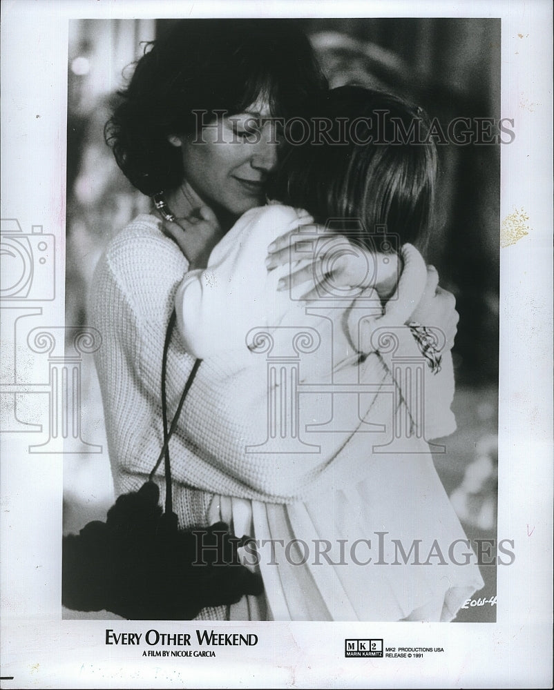 1991 Press Photo Scene from the movie &quot;Every Other Weekend&quot;.- Historic Images