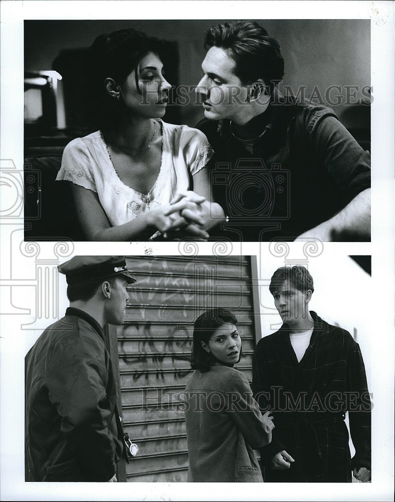 1995 Press Photo Calliope Thorne Actress Matt Ross Actor Ed&#39;s Next Move Film - Historic Images