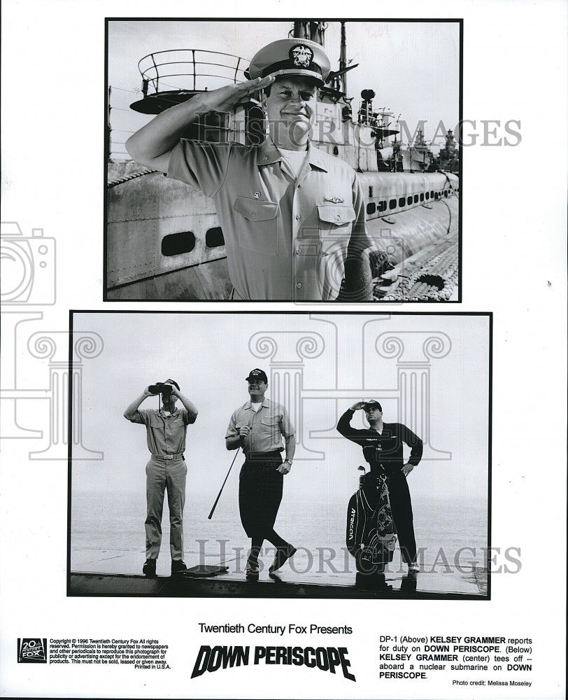 1996 Press Photo Kelsey Grammer &quot;Down Periscope&quot;- Historic Images