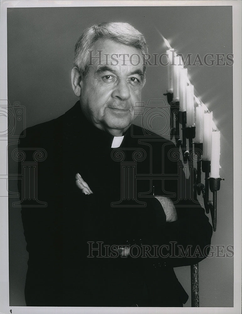 1989 Press Photo Tom Bosley &quot;Father Dowling Mysteries&quot;- Historic Images