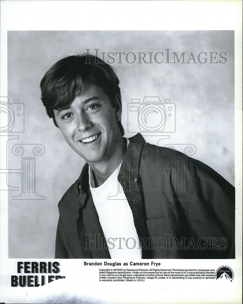 Press Photo Ferris Beuller Brandon Douglas - Historic Images