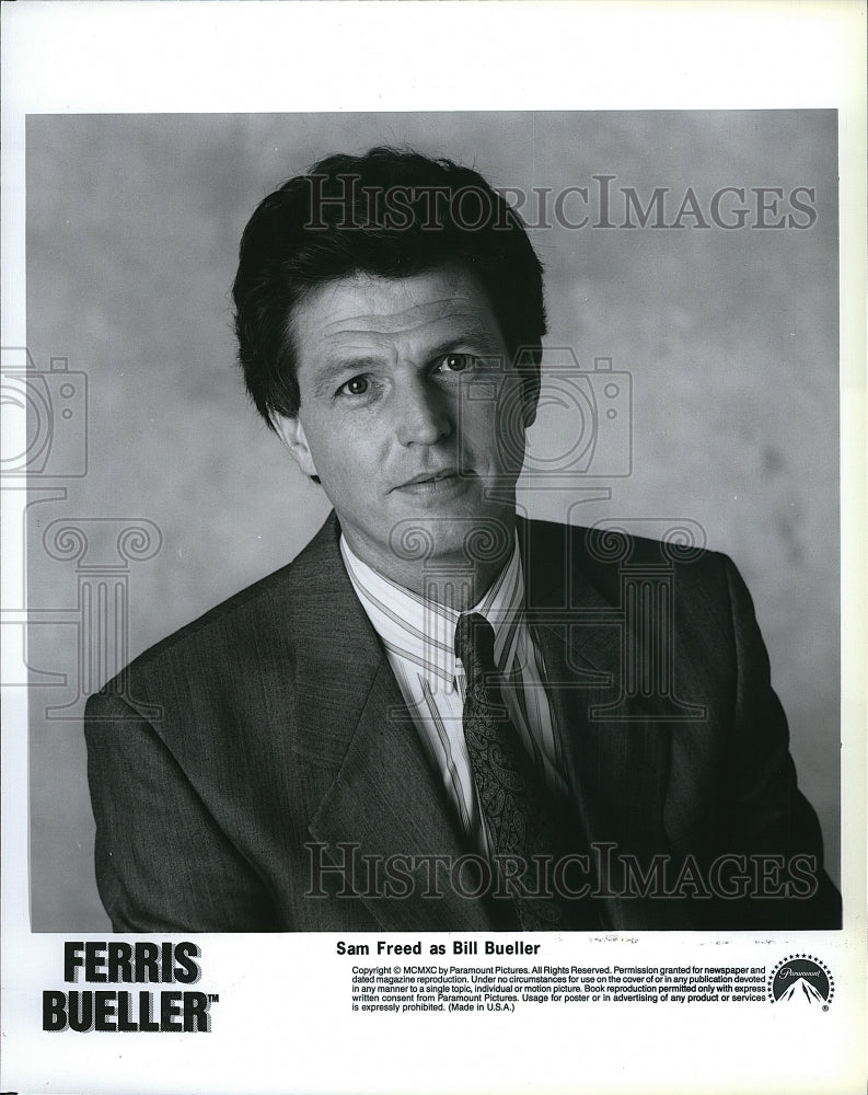 Press Photo Ferris Bueller Sam Freed as Bill- Historic Images