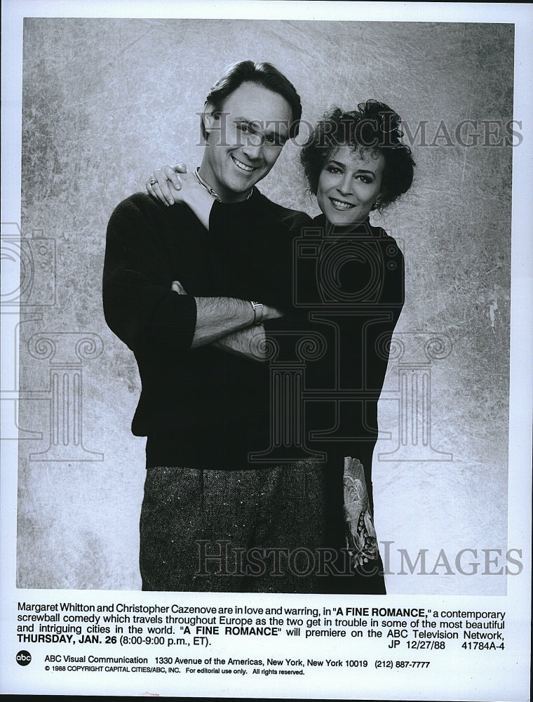 1988 Press Photo Actress Margaret Whitton in &quot;A Fine Romance&quot;- Historic Images