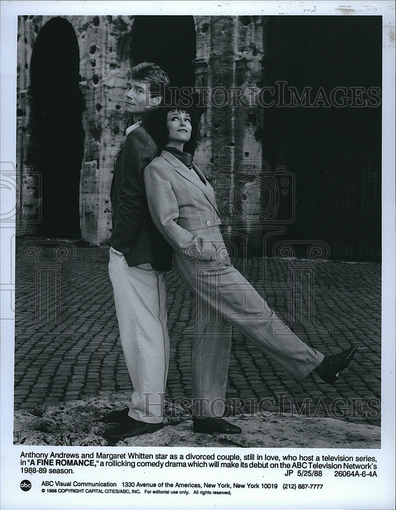 1988 Press Photo Actress Margaret Whitton in &quot;A Fine Romance&quot;- Historic Images