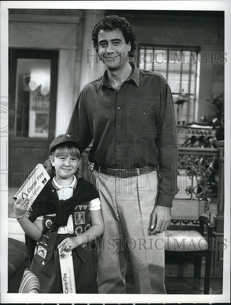 1988 Press Photo Brandy Gold Actress Brad Garrett First Impressions TV Show- Historic Images