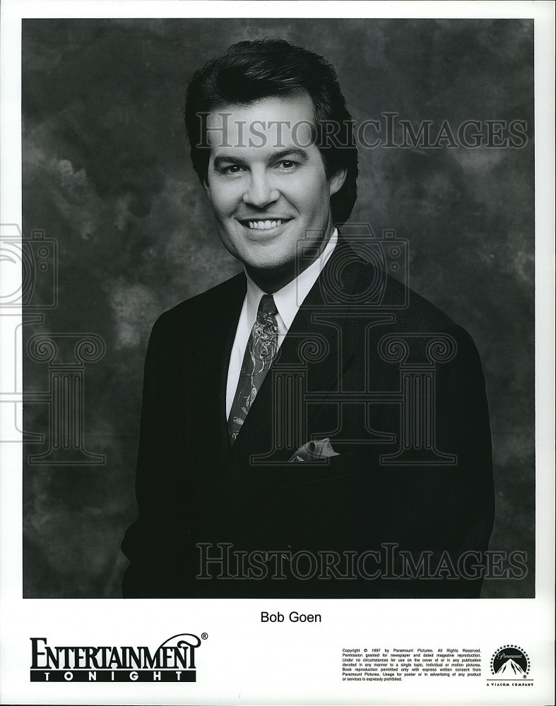 1997 Press Photo Bob Goen Entertainment Tonight - Historic Images