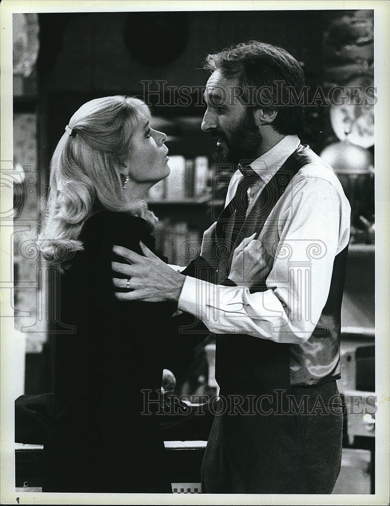 1986 Press Photo Meredith Baxter Actress Michael Gross Family Ties TV Show- Historic Images