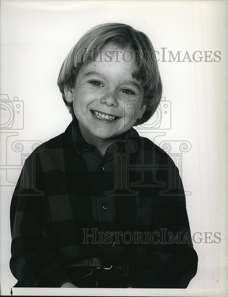 1987 Press Photo Actor Brian Bonsall in &quot;Family Ties&quot;- Historic Images