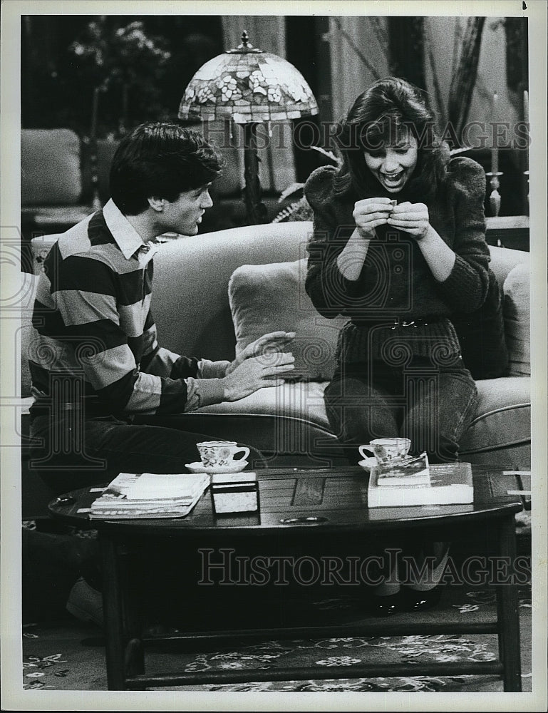 1984 Press Photo Justine Bateman in Family Ties- Historic Images