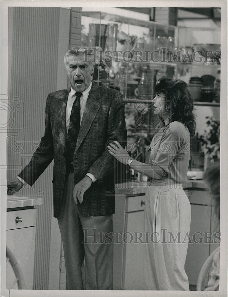 1989 Press Photo Empty Nest Richard Mulligan Dinah Manoff- Historic Images