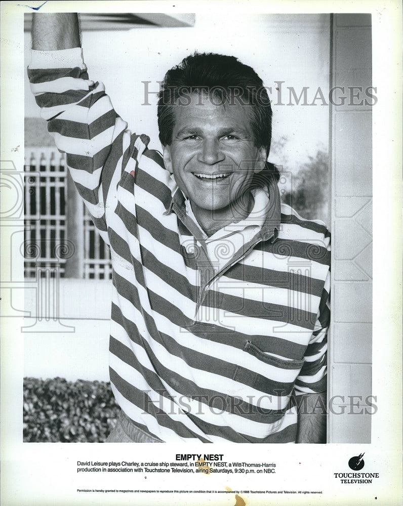 1988 Press Photo David Leisure American Actor Stars In Empty Nest Sitcom TV Show- Historic Images