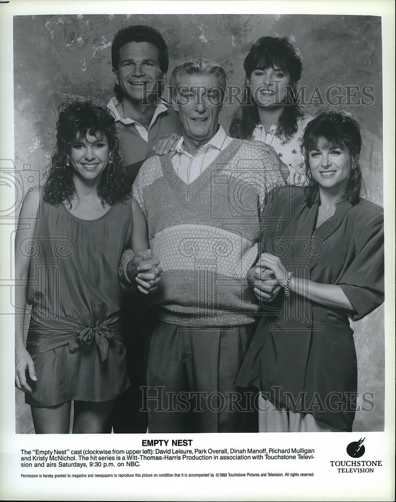 1989 Press Photo David Leisure Park Overall Dinah Manoff Richard Mulligan Actor- Historic Images