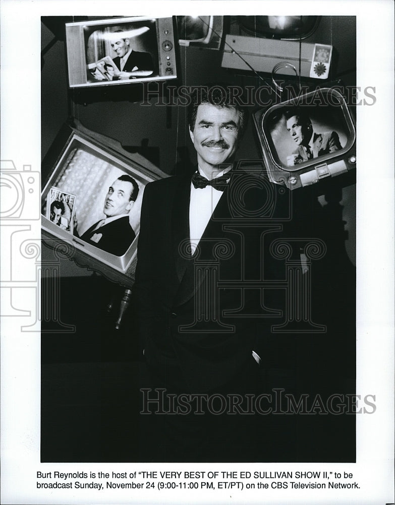 1980 Press Photo &quot;Best of Ed Sullivan Show&quot; host Burt Reynolds- Historic Images