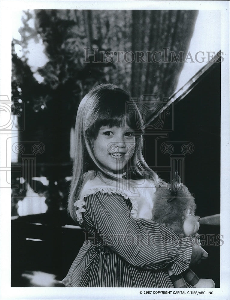 1987 Press Photo Jessica Player in &quot;Dynasty&quot;- Historic Images