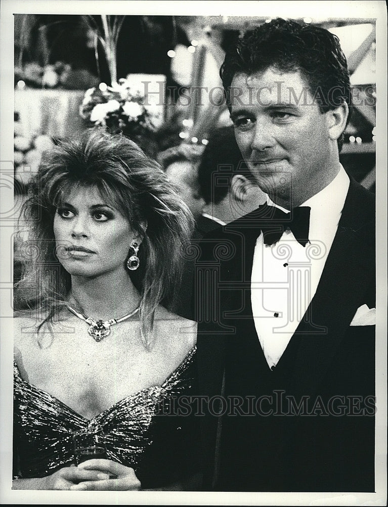 1988 Press Photo Patrick Duffy and Beth Toussant in Dallas- Historic Images