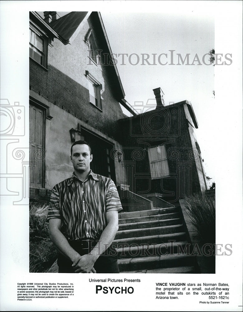 1998 Press Photo Vince Vaughn in 
&quot;Psycho&quot;- Historic Images