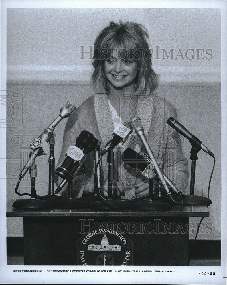 1984 Press Photo Goldie Hawn in &quot;Protocol&quot;- Historic Images