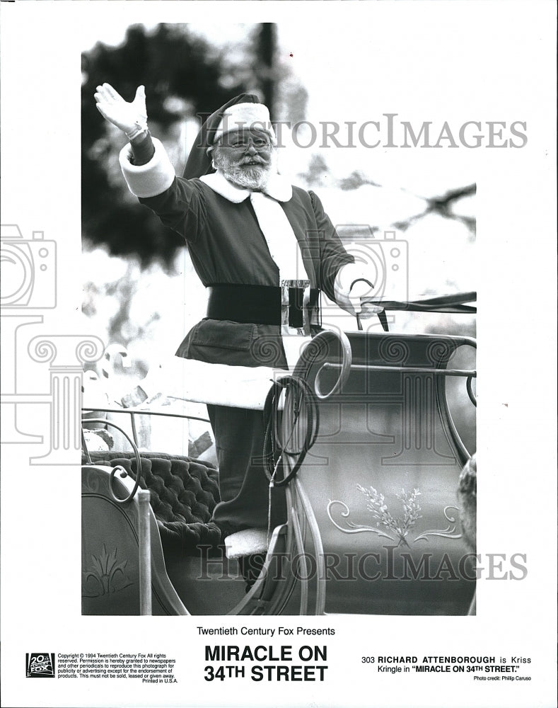 1994 Press Photo  &quot;Miracle on 34th Street&quot; Richard Attenborough- Historic Images