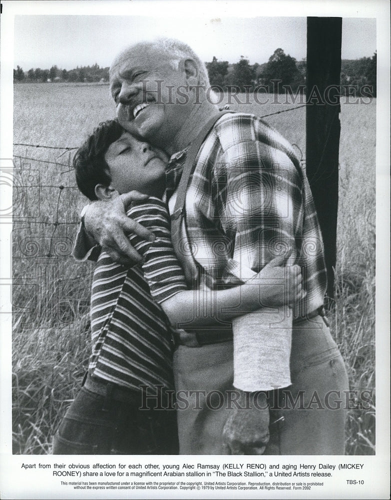 Press Photo The Black Stallion Mickey Rooney Kelly Reno- Historic Images