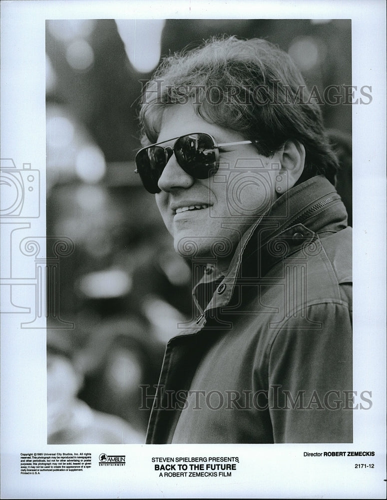 1985 Press Photo &quot;Back to the Future&quot; director Robert Zemeckis- Historic Images