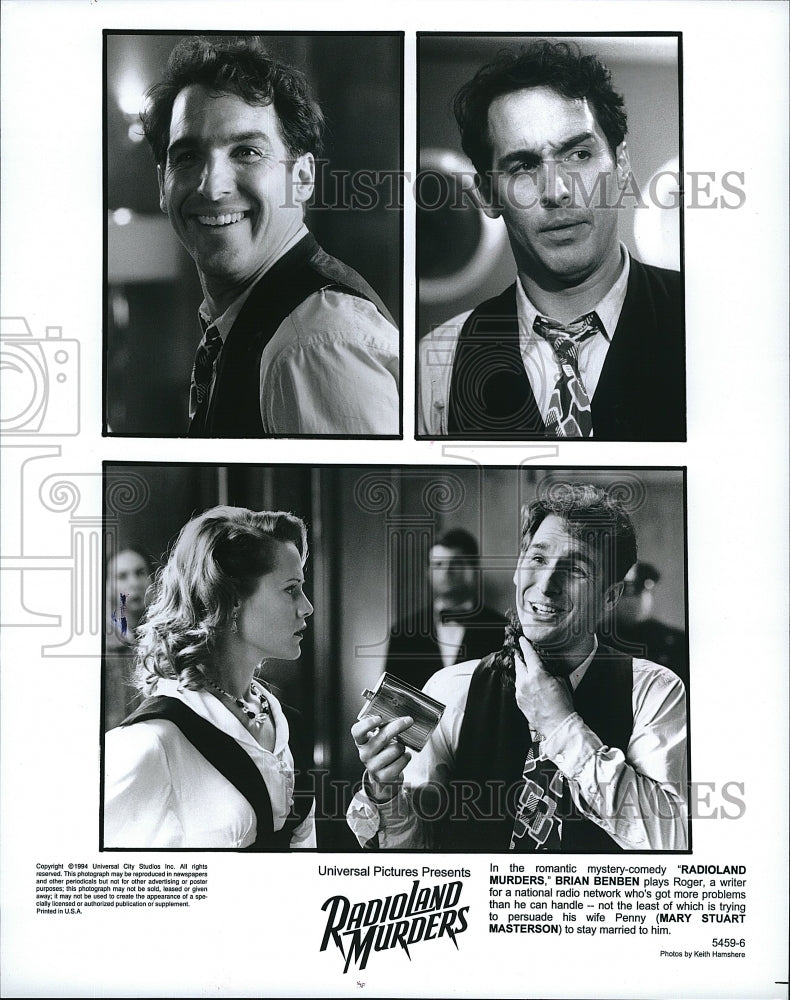 1994 Press Photo  &quot;Radioland Murders&quot; Mary Stuart Masterson,Brian Benben- Historic Images