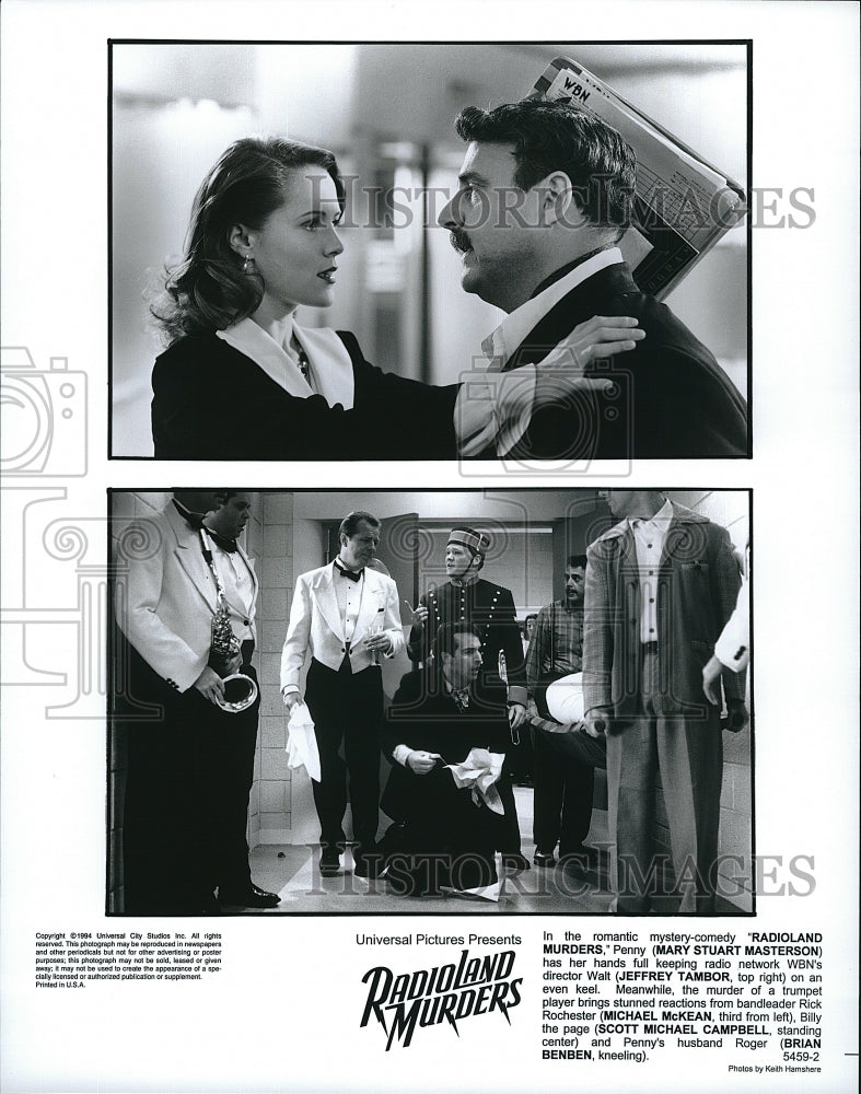 1994 Press Photo  &quot;Radioland Murders&quot; Mary Stuart Masterson,Jeffrey Tambor- Historic Images