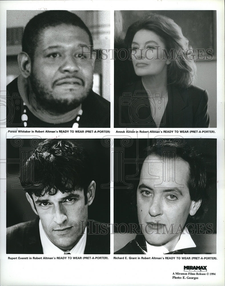 1994 Press Photo Forest Whitaker Anouk Aimee Rupert Everett Richard Grant Actor- Historic Images