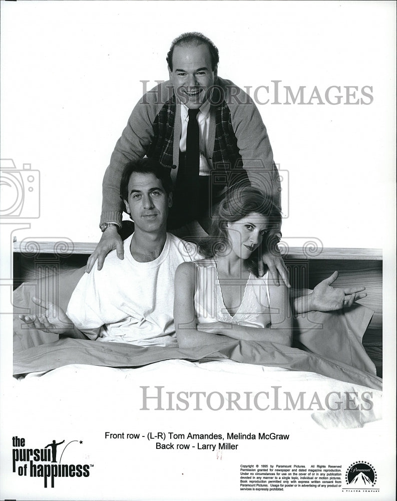 1995 Press Photo The Pursuit of Happiness Tom Amandes Melinda McGraw Larry- Historic Images