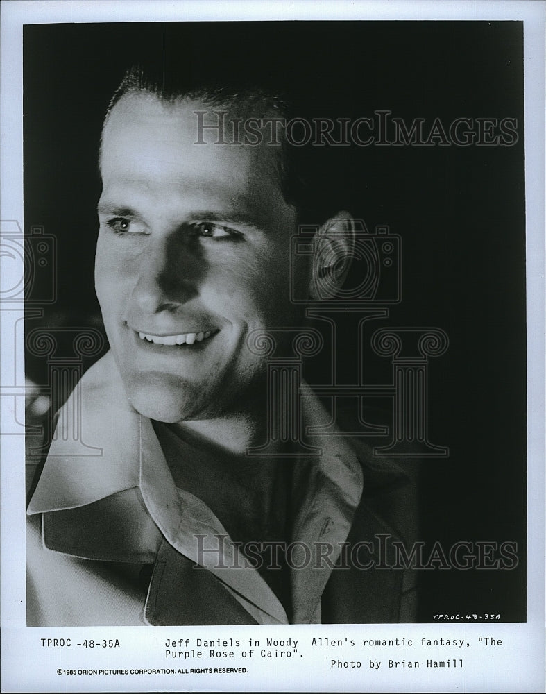 1985 Press Photo Jeff Daniels Actor The Purple Rose of Cairo- Historic Images