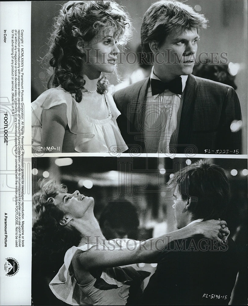 1984 Press Photo Kevin Bacon Actor Lori Singer Actress Footloose Movie Film- Historic Images