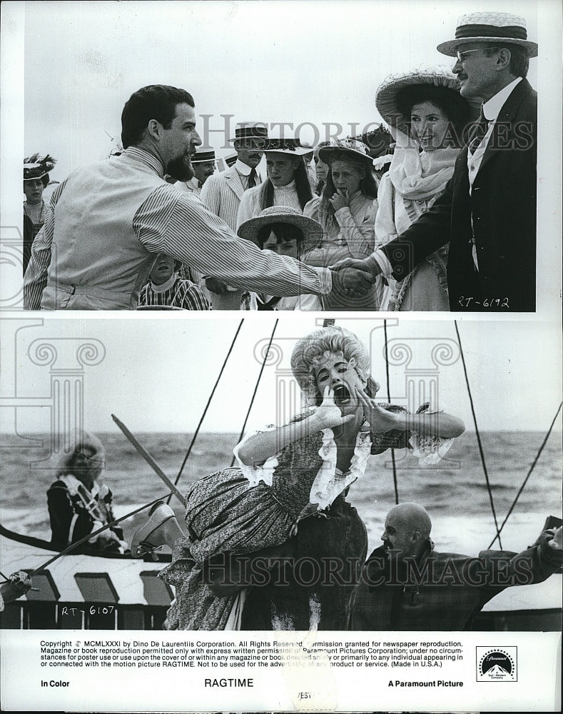 1981 Press Photo Scenes From Film &quot;Ragtime&quot;- Historic Images