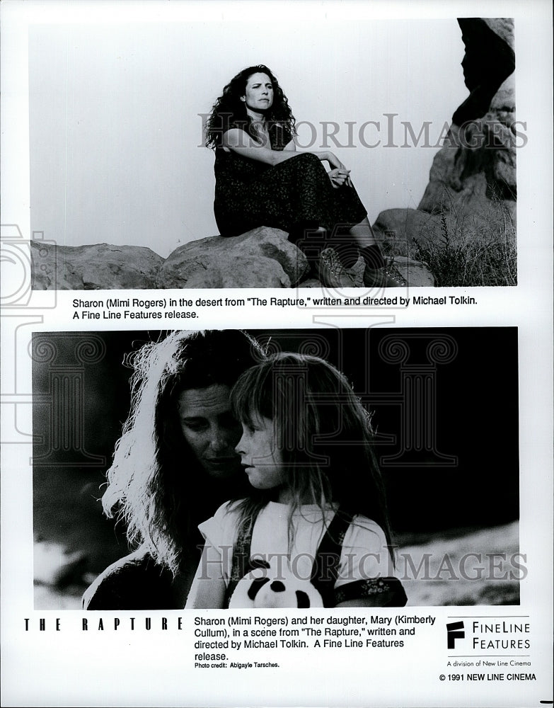 1991 Press Photo Movie The Rapture Mimi Rogers Patrick Bauchuau- Historic Images