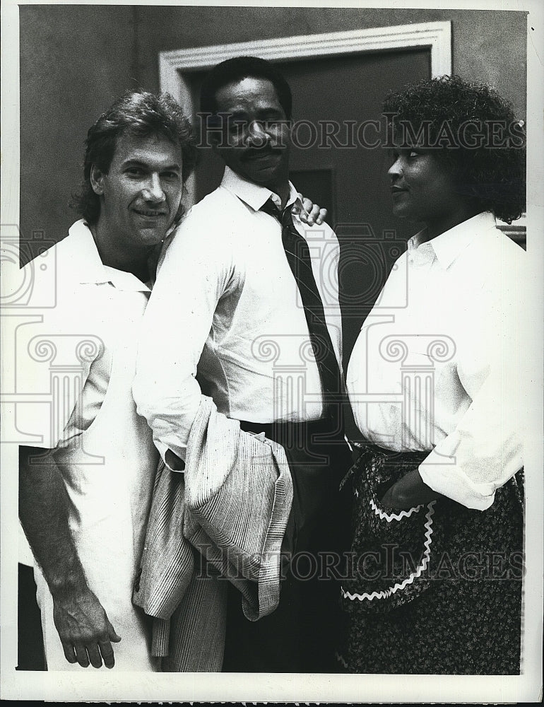 1988 Press Photo Frank&#39;s Place Don Yesso Tim Reid Francesca P. Robert- Historic Images