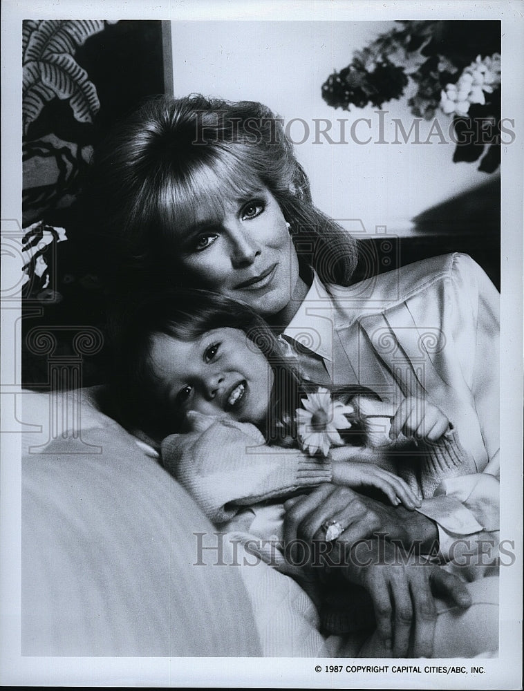 1987 Press Photo Linda Evans Actress Jessica Player Dynasty Drama TV Series- Historic Images