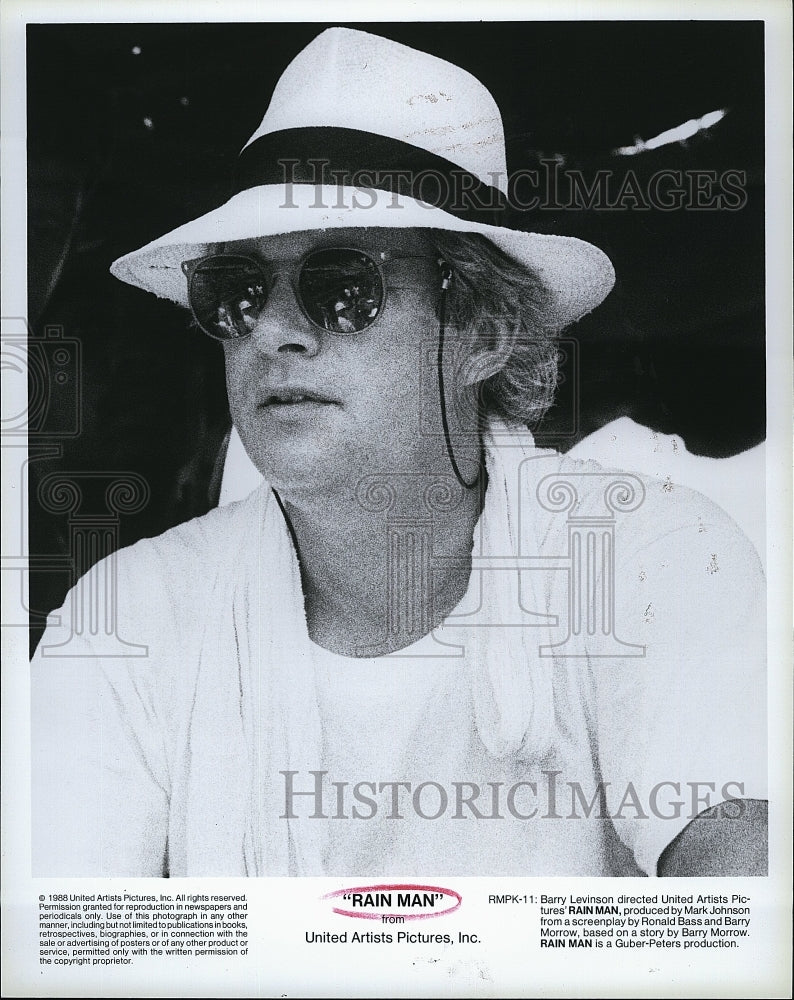 1988 Press Photo &quot;Rain Man&quot; Director, Barry Levinson- Historic Images