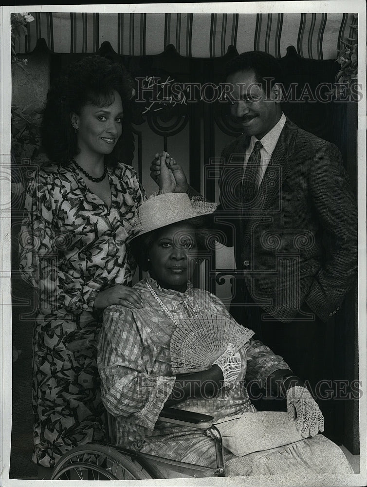 Press Photo Television Series Franks Place Tim Reid Daphne Maxwell Reid- Historic Images