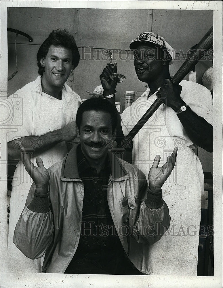 1989 Press Photo Franks Place Don Yesso Tim Reid Tony Burton- Historic Images