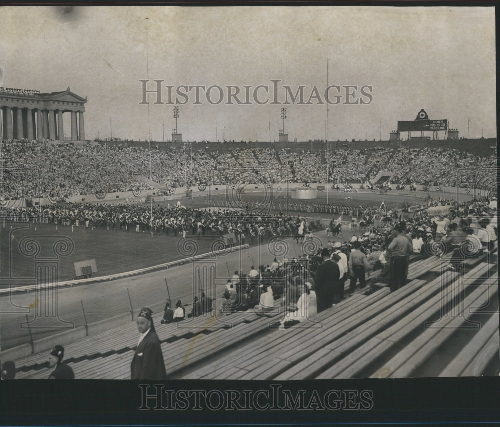 1955 Press Photo Soldier Field Shrinerama Show Parade - RRR39137
